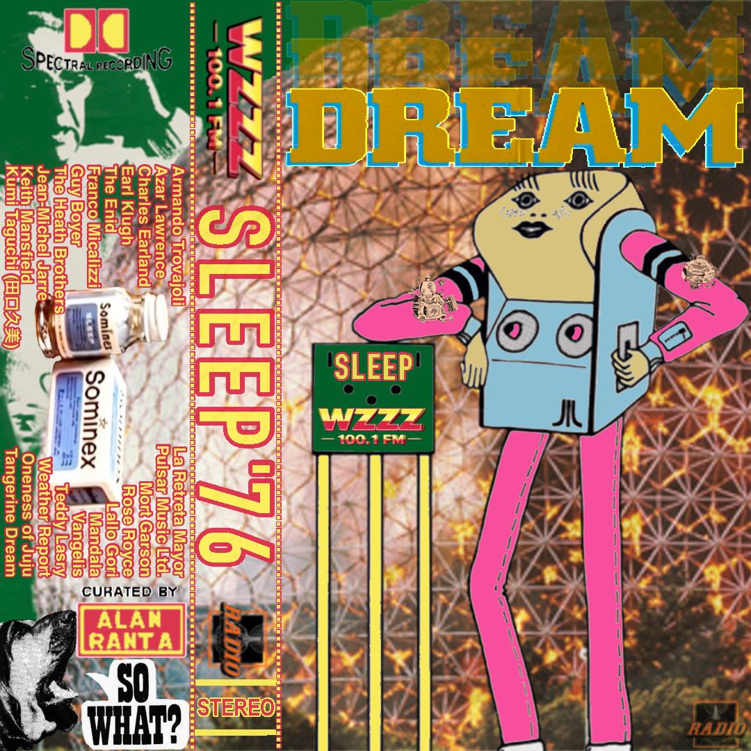 prettyoddorelse's tweet photo. WZZZ 100.1FM Drifts to Sleep '76
This 12+ hour instrumental ambient fake radio station mix is super chill. Also includes samples of Buckminster Fuller, whose geodesic dome from Montreal's Expo '67 can be seen aflame in '76 on the cover.

DROPBOX LINK: https://t.co/A03MiSAqrQ https://t.co/K9qlAMrGYs
