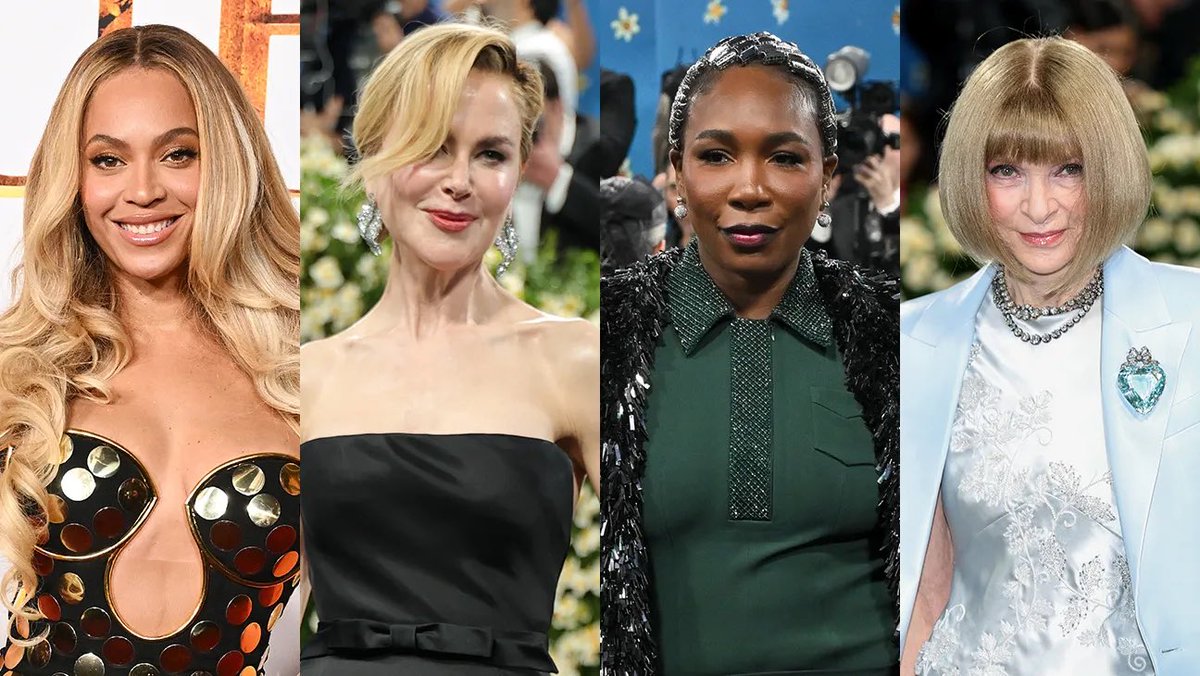 marjimenezmo's tweet photo. Los anfitriones (co-chairs) son Beyoncé, Nicole Kidman, Venus Williams y Anna Wintour. También hay presidentes honorarios como Jeff Bezos. https://t.co/EnNXhMrZuP
