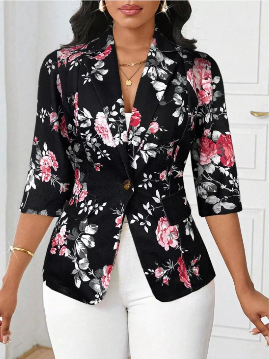 LadyRosOfficial's tweet image. Floral Print One Button Casual Blazer ✨💕💋

This is your sign to treat yourself. Add to cart. 😍💕 #ShopNow

#Oléna #Outerwear #ShipFromOverseas