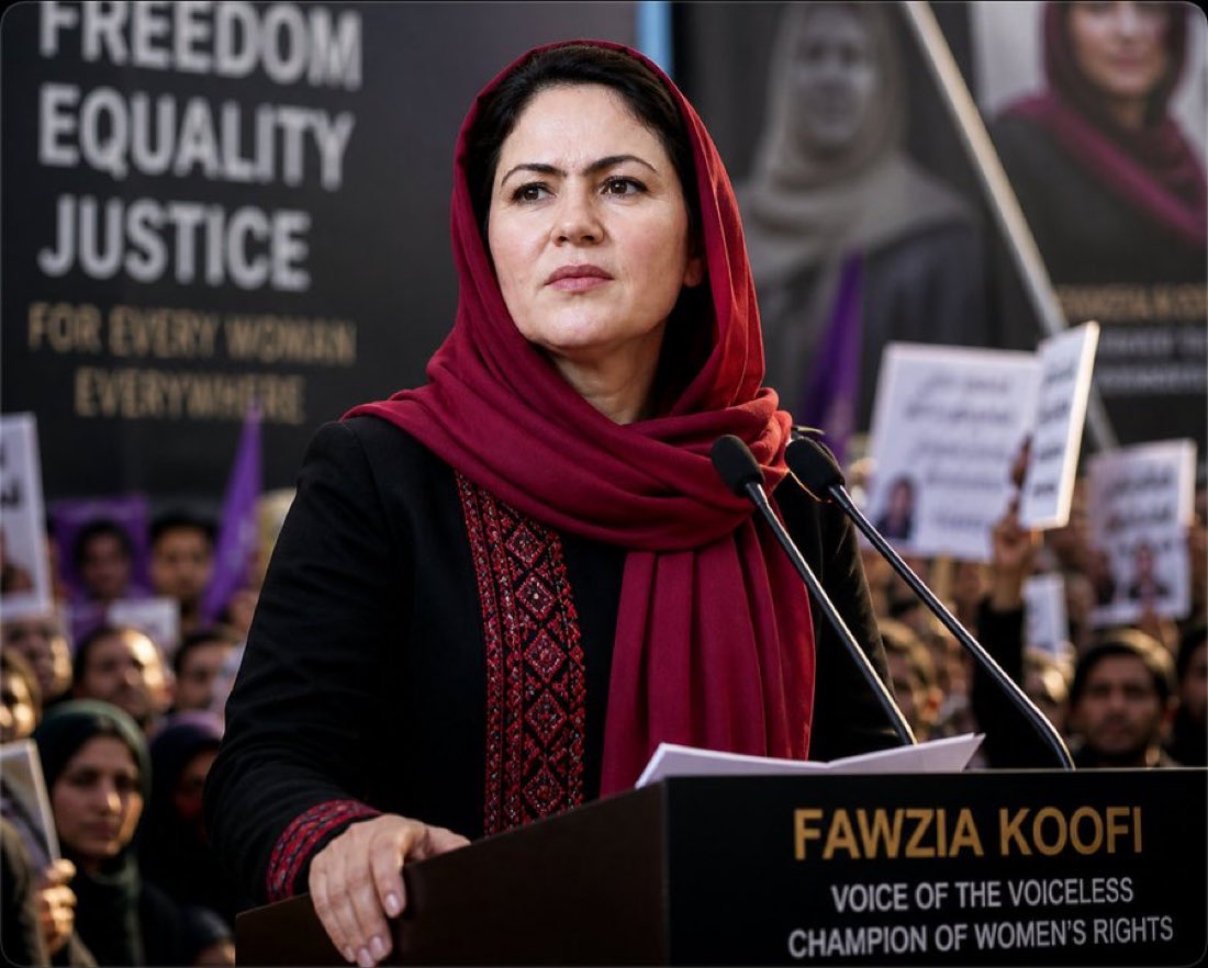 Marwa26304782's tweet image. Mrs. @Fawziakoofi77 is a symbol of courage and the voice of women's freedom ❤️ 

#FreeKoofiFamily
#HumanRights
#Afghanistan