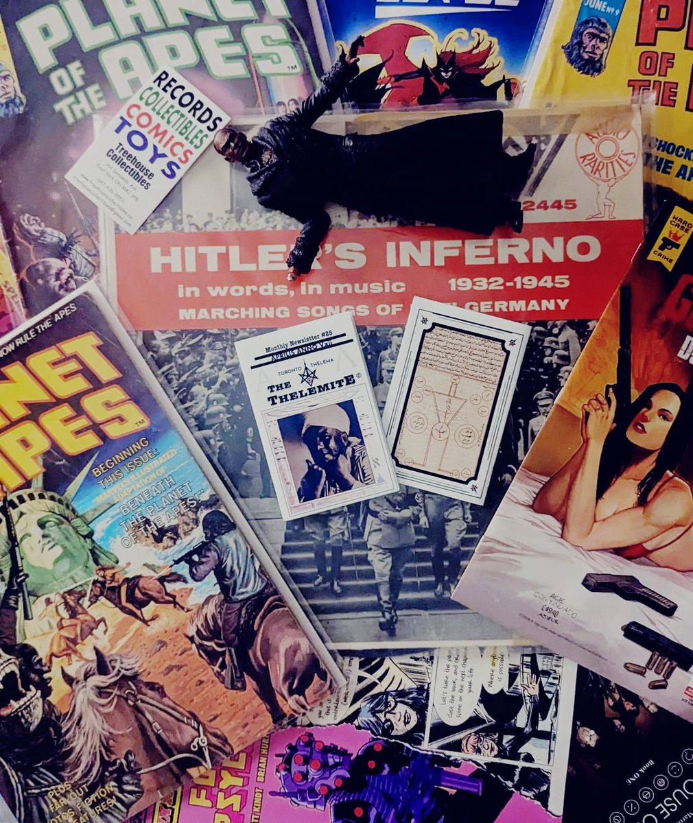 TorontoThelema's tweet photo. Do What Thou Wilt Shall Be the Whole of the Law! 📚 🦹🏾
We dropped off some back issues of The Thelemite mini-zine newsletter to various comic shops across the Greater Toronto Area for #FreeComicBookDay yesterday! @Freecomicbook🦸🏾
Love is the Law, Love under Will!
#FreeComics https://t.co/zfA6IYR7Hi