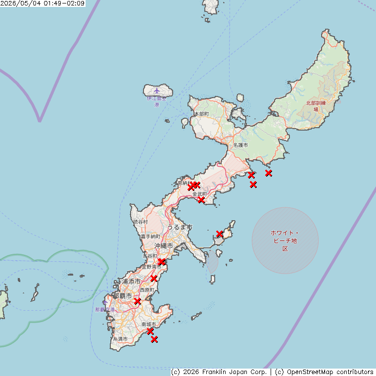 FjcSouth2's tweet photo. 【落雷発生】（前20分間）エリア内に 14 回の落雷が観測されました。 #カミナリ #沖縄 
お近くの落雷リアルタイム情報はアプリで確認→ https://t.co/pMfDI1r7tc 
全国の落雷状況はこちら→https://t.co/cwTFhV2GBS https://t.co/caw5AW1vaz