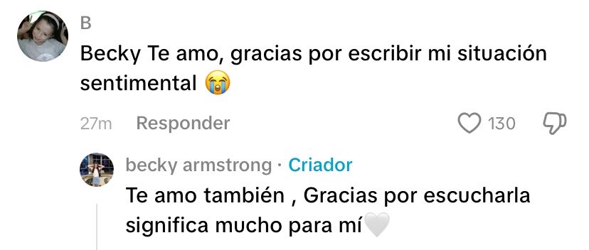 le respondia en español que linda 😭