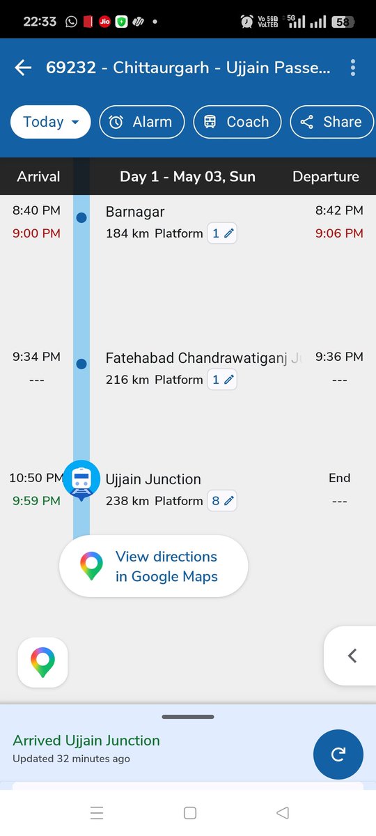 Pawan3Kumar's tweet photo. @RatlamDRM @indianrailway__ @RailMinIndia Sir train no.69232 ko jab Ujjain 2200 HRS tak hi pahuchna hai to eska arrival time 2250 HRS Kyu kar rakha hai please esko reschedule karne ka kasht kare jisse ki 12913 Trishtabdi aur 19301 Yashwantpur express mil sake 
Thank you https://t.co/bsjOjy1NAY