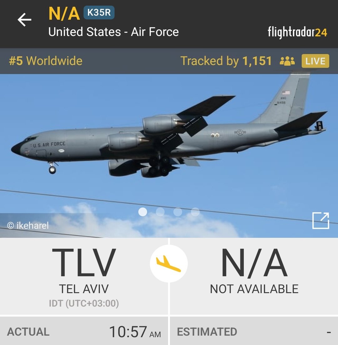 Yeah_itx_me's tweet image. What is happening right now ?? 🫣

#USA_Military #airforce #telaviv