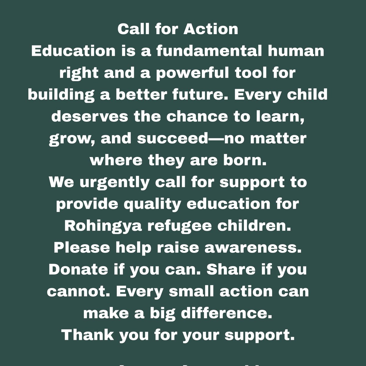 Rohingya Humanitarian Initiative (RHI) tweet media