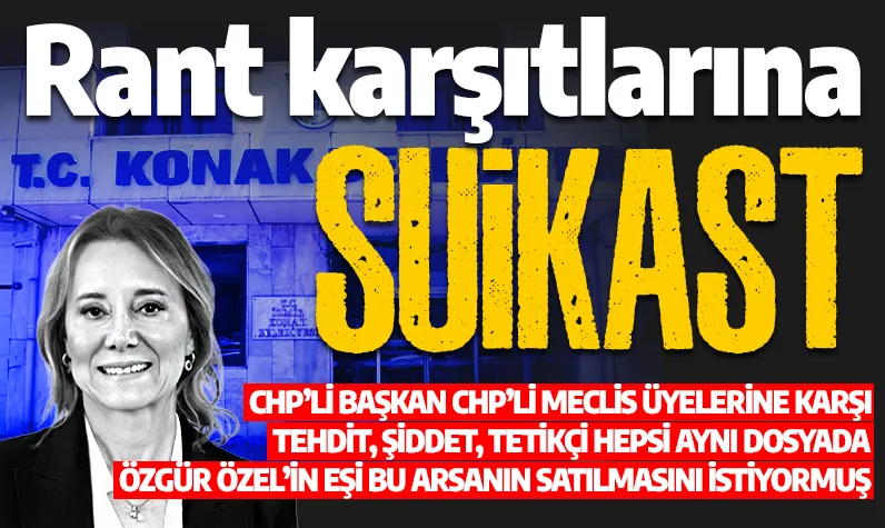 trhaber_com's tweet photo. Konak Belediyesi’nde akılalmaz skandal! İmar rantına karşı çıkan meclis üyelerine suikast planı: Tehdit, şiddet ve tetikçi! 

▪️ İzmir Konak Belediyesi’nde yaşanan olaylar gündeme geldi. 11 dönümlük arazi üzerinde arsada yapılacak olan imar değişikliği sürecinde yaşanan rant kavgası detaylarında suikast planları ortaya çıktı. 

▪️ Paylaşılan raporlardaki ses kayıtlarında ki detaylarda tehdit, şiddet ve tekçi tutulduğu fark edildi. 

▪️ Öte yandan dosya içerisinde Özgür Özel'in eşi hakkında detay da dikkat çekti.

https://t.co/IMFfQrIoY0