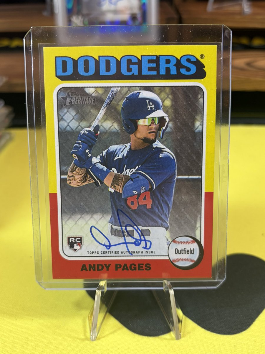 Andy様 オーダー専用ページ 2024 Heritage high number Andy Pages real one autograph