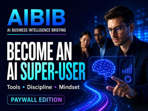 BriefingAi's tweet photo. The rise of the AI elite has created a new question for every professional: How do you avoid becoming part of the workforce that gets left behind?  

The future of work may reward the workers who can turn AI into a repeatable advantage. 

 Link: https://t.co/B7B4OZsxIu https://t.co/F1CvhCj6gZ