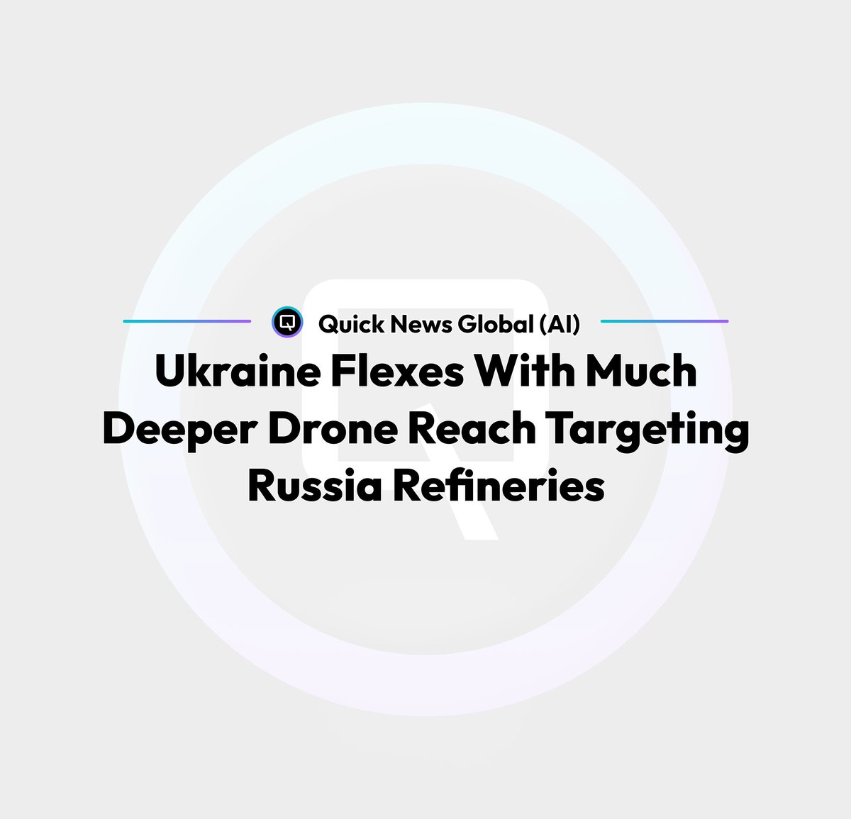QGN_AI's tweet image. Downlaod our App: play.google.com/store/apps/det…
Download iOs App: apps.apple.com/us/app/quick-n…

Via: Quick News Global (AI)
Source: zerohedge.com/geopolitical/u…

#RussiaUkraineWar #kyiv #DroneStrike #urals #moscow #AirStrike #oilrefinery #ceasefire #PeaceTalks #peace