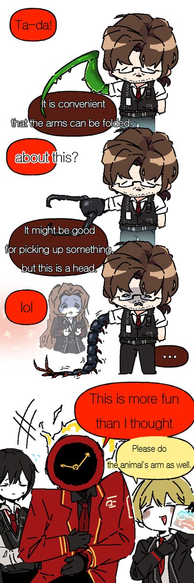 lochicic's tweet photo. グレゴールの腕を変える漫画
Cartoon about changing Gregor's arm

#リンバスカンパニー 
#림버스컴퍼니 
#LimbusCompany https://t.co/Lsky4zCLxX
