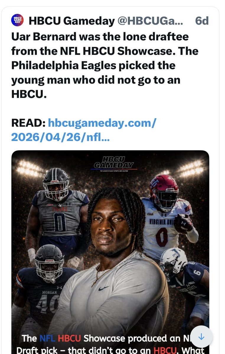 CCFreedmen's tweet image. SMH! 

#CulturalAppropriation #HBCU #NFL #Draft
