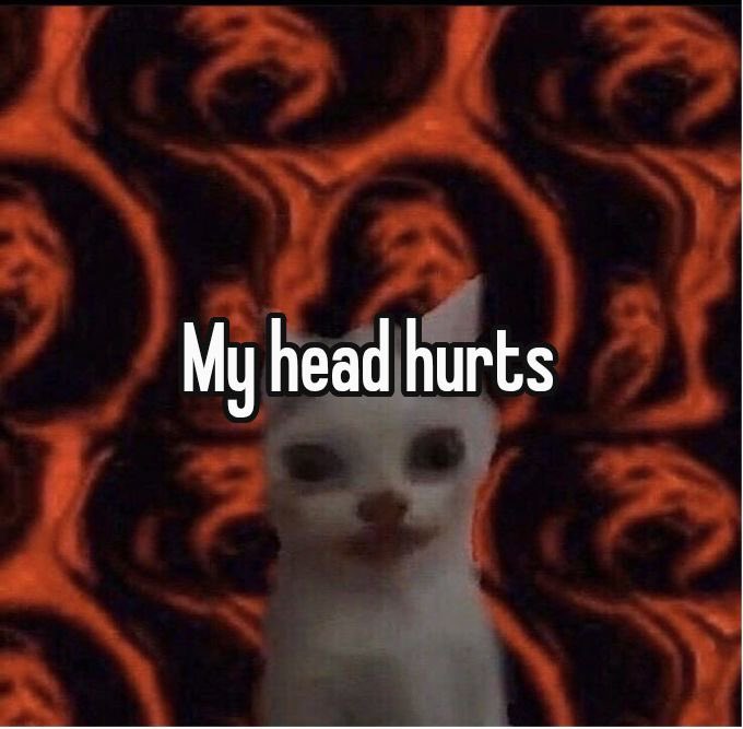 This is the 3rd day in a row I’ve had a raging migraine out of nowhere 😭😭 I’m lowkey getting a little worried
