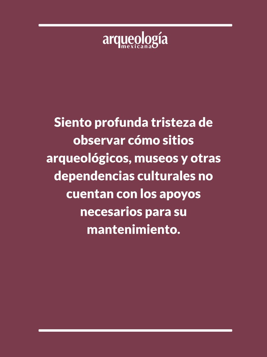 Hoy se conmemora el Día de la Arqueología y, ante este escenario, cabe preguntarnos sobre el presente y futuro de la disciplina.
🧐 Eduardo Matos Moctezuma nos presenta una nota tanto personal como crítica en nuestro número 198.
arqueologiamexicana.mx/mexico-antiguo…
