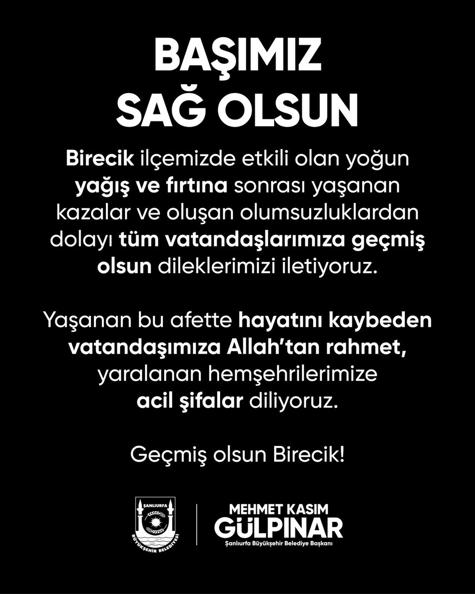Şanlıurfa Büyükşehir 🇹🇷 tweet media