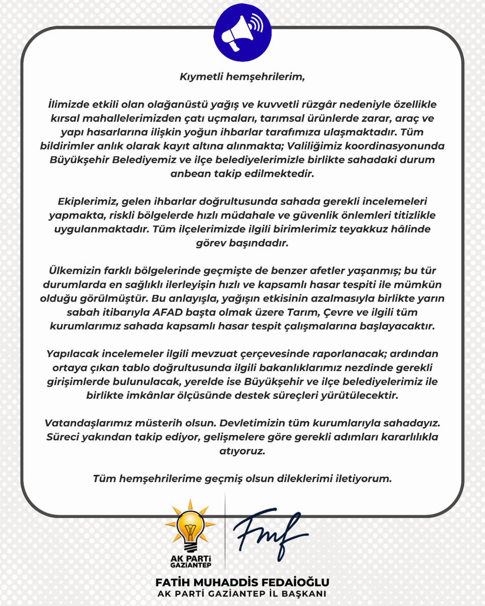 Fatih Muhaddis FEDAİOĞLU tweet media