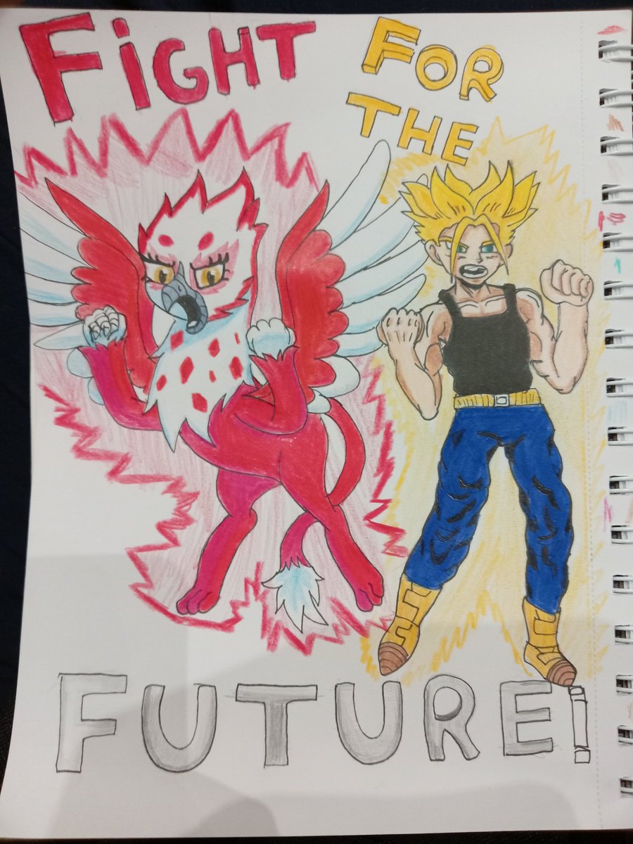 Aquillabluebirb's tweet image. Drew this for the @griffishisles 2026 art contest and I won it!

#mlp
#dragonball
#mlpfim
#mlpg4
#GI26