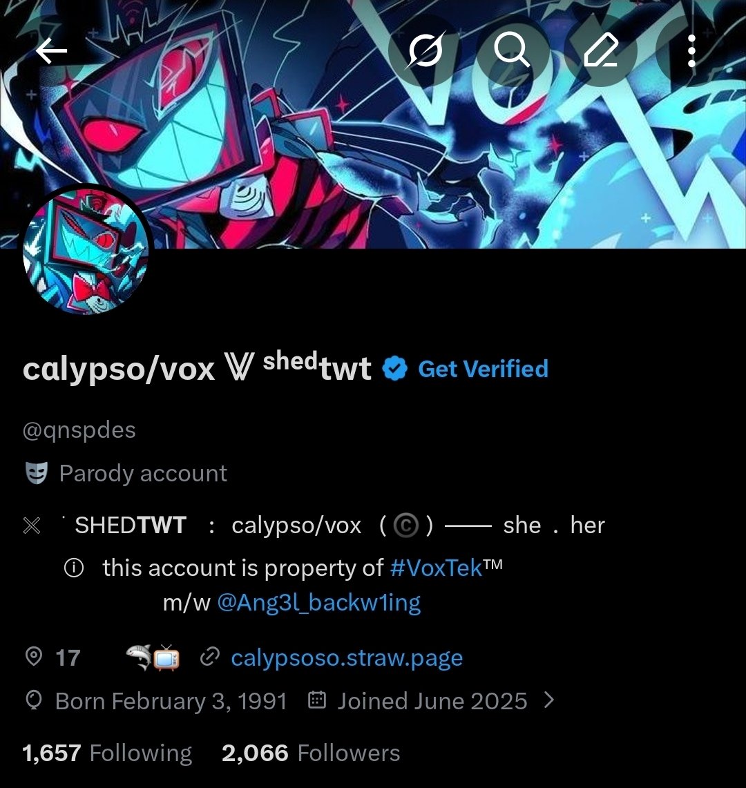 cαlypso/vox ⨈ ˢʰᵉᵈtwt tweet media