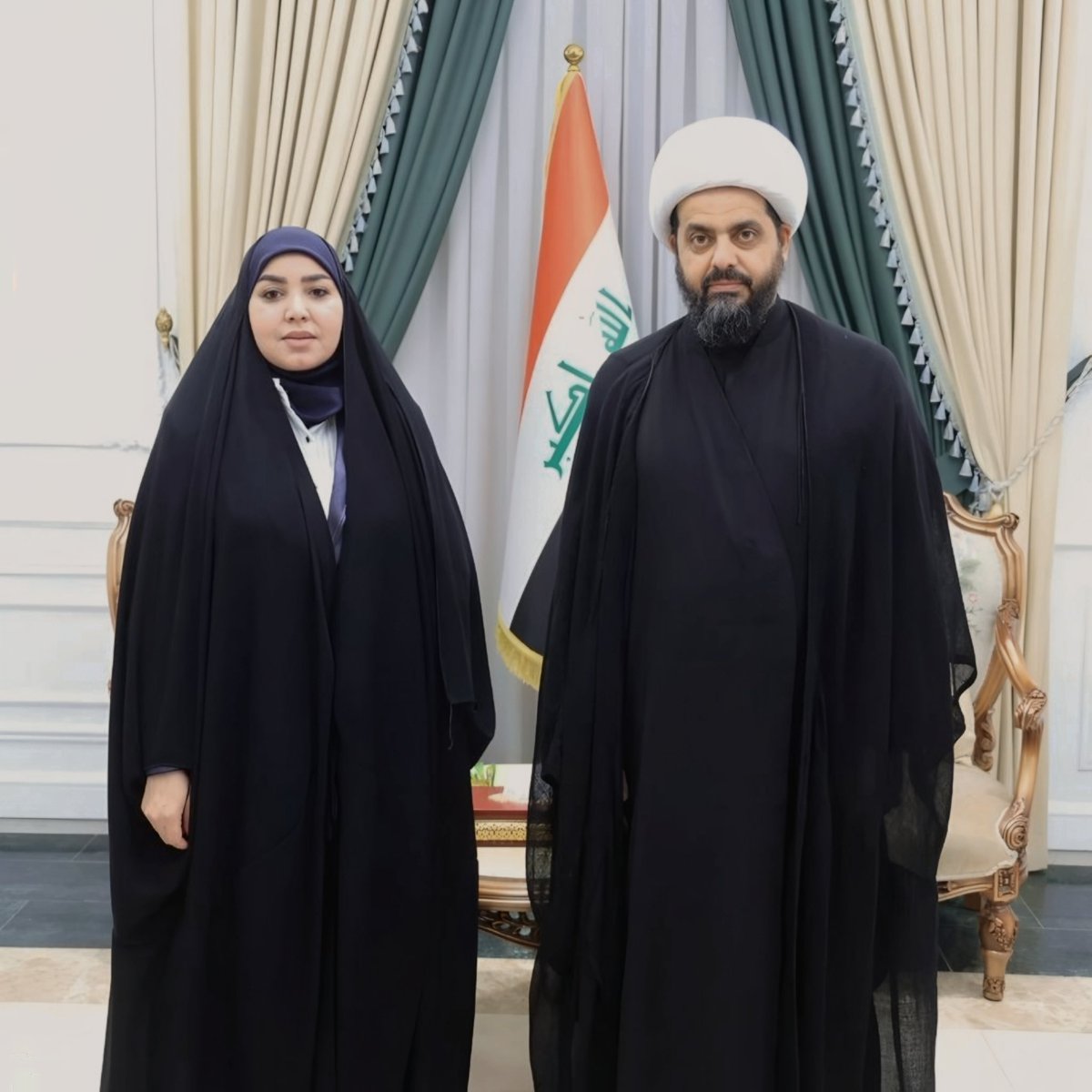 wafaaAltaei's tweet photo. #عراق_قوي ابد ما كان شعار وقتي ، هذا كان وما زال مبدأ ثابت من #الثلاث_والعشرون سنة الماضية الى الان وينبثق لكل الميادين السياسية والجهـ..ـادية والخدمية 
مُبارك ذكرى التأسيس #عصائـ..ـب_اهل_الحق https://t.co/oBADSMXKJH
