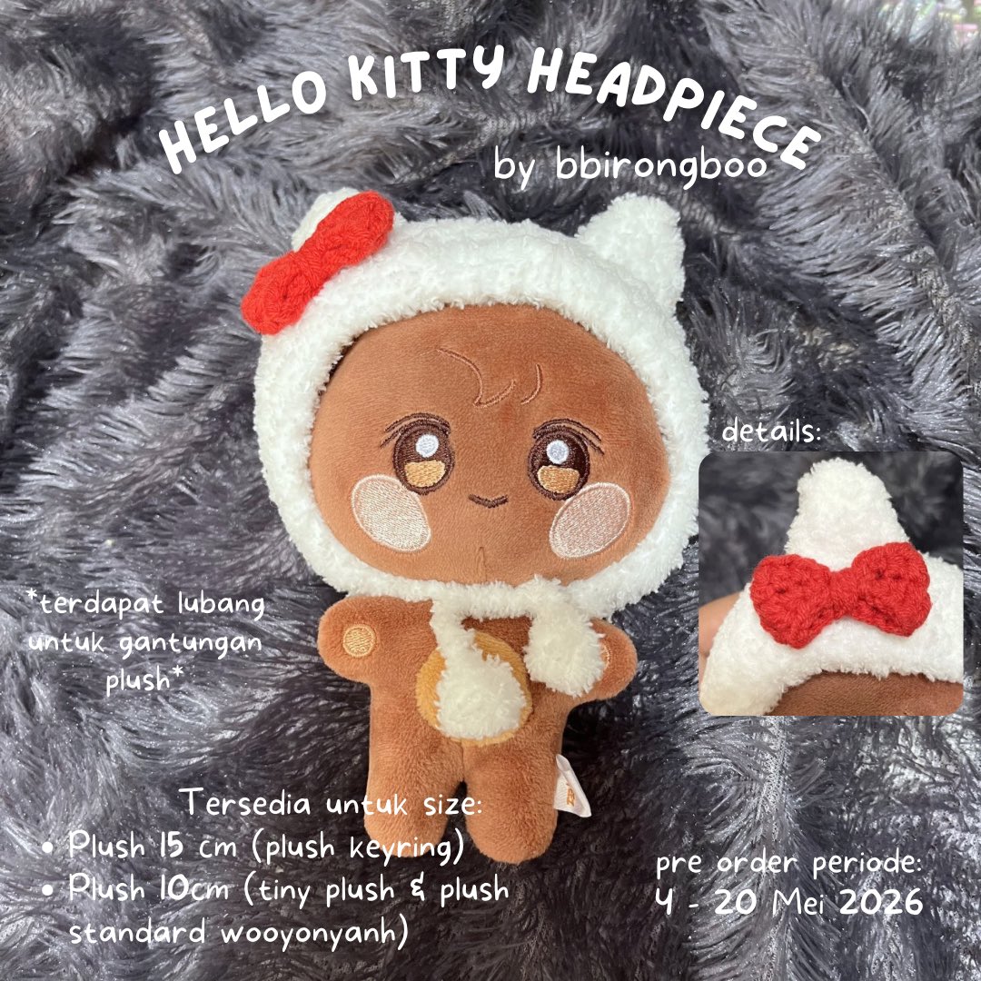 AL 🦊🐻| 📌open PO hello Kitty headpiece 🧶 tweet media