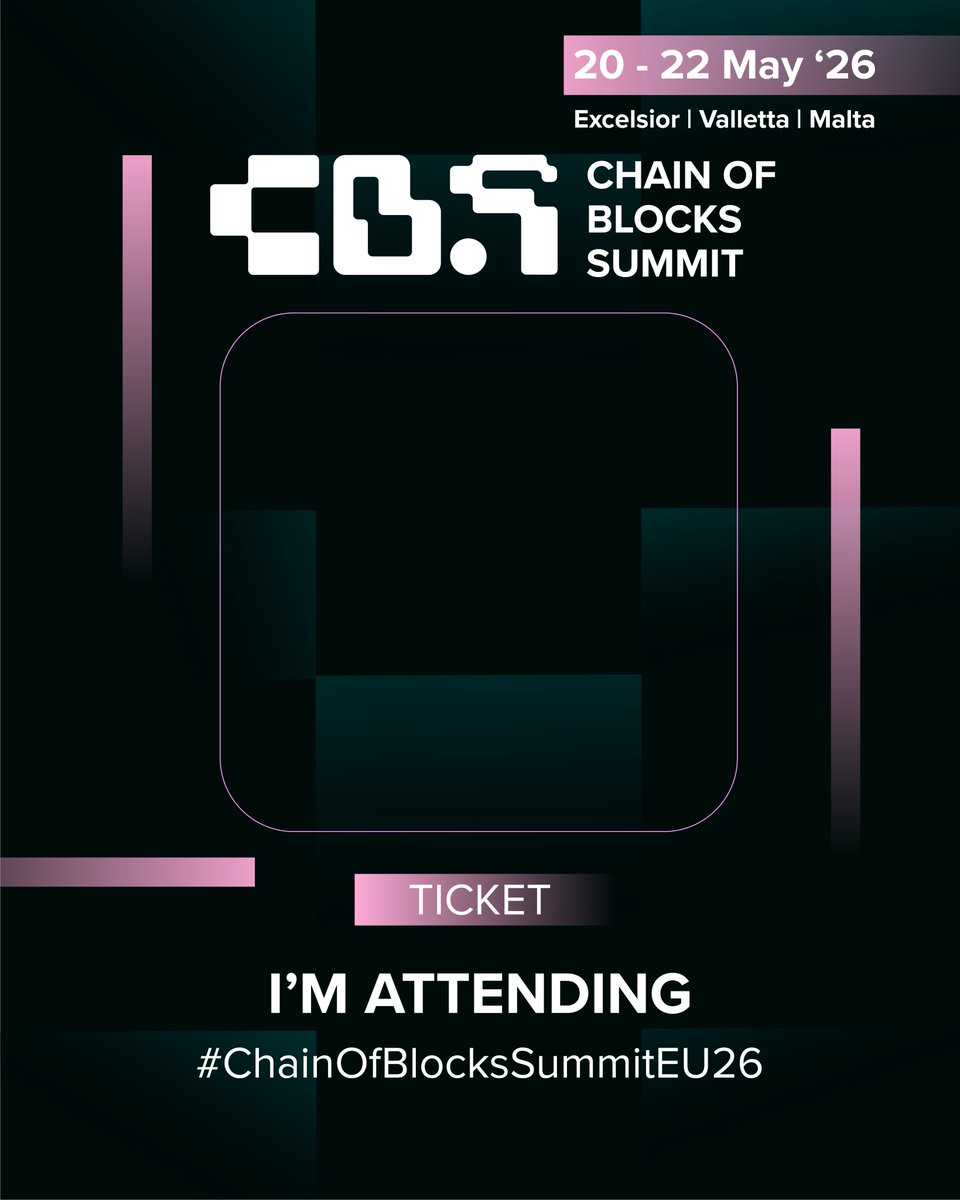 Chain Of Blocks Summit tweet media