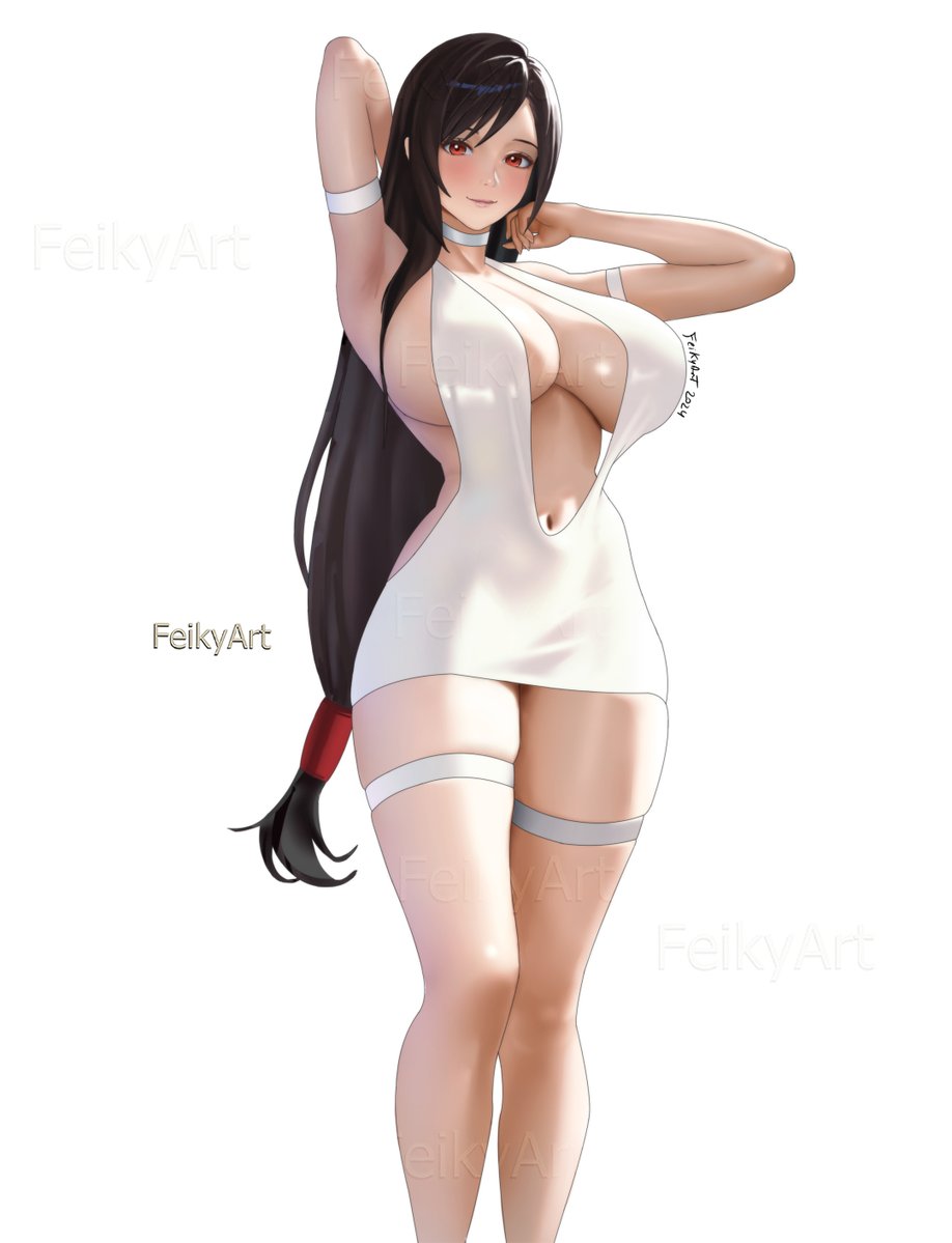 Tifa white dress