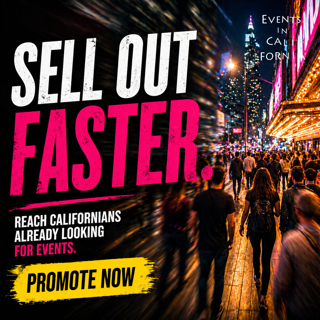 EventsInCali's tweet image. Sell Out Faster | Reach Californians | Promote Now!

#eventmarketing #EventPromotion #eventplanner #eventindustry #eventbusiness #promoteyourevent #EventSuccess #growyourevent #ticketssales #eventstrategy #californiaevents #LAEvents #sfevents #SoCalEvent 

eventsincalifornia.com/submit-event/