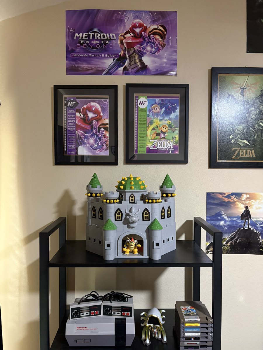 Nintendo Switch room The office is slowing coming together. In a month since deciding