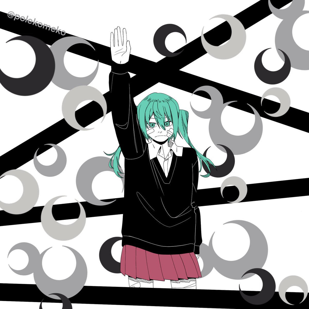 polekomeko's tweet photo. #mikufanart https://t.co/V9L0MO9iYa
