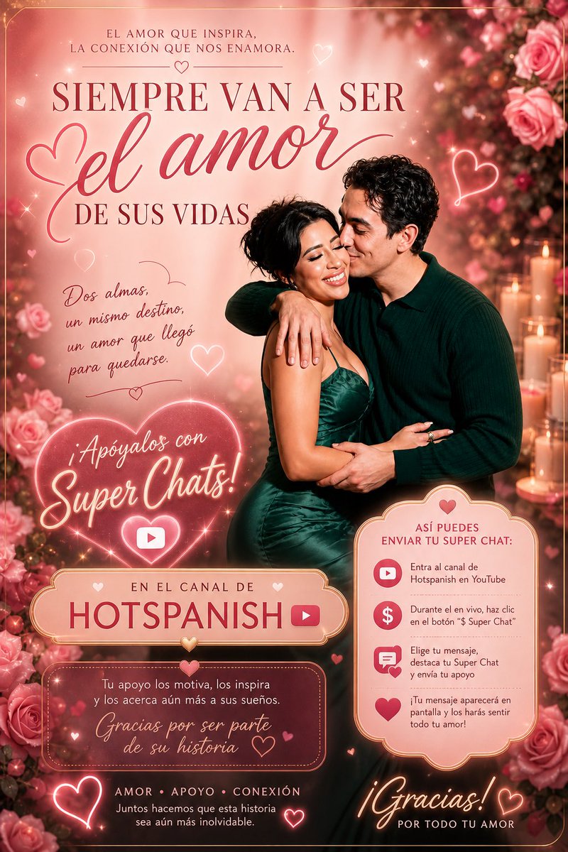GroguObserva's tweet photo. Este amor no es casualidad… es destino 💘

Y si quieres verlos seguir juntos en la mansión 🏡✨
ya sabes qué hacer 👇

💌 Manda tu Super Chat en el en vivo
📺 Canal de Hotspanish en YouTube

Haz que su historia continúe 💖

#LaMansionVIP #KimYSuave #TeamAmor https://t.co/yM0kgwvj1b