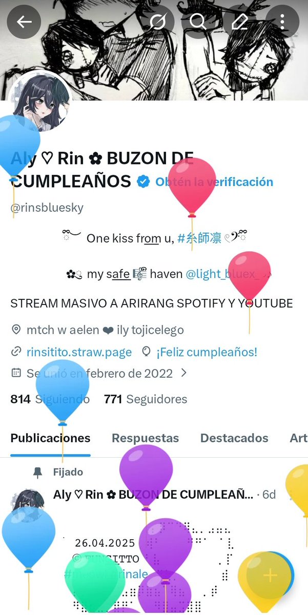 rinsbluesky's tweet photo. Oh, globos>< https://t.co/24SIb33PKA