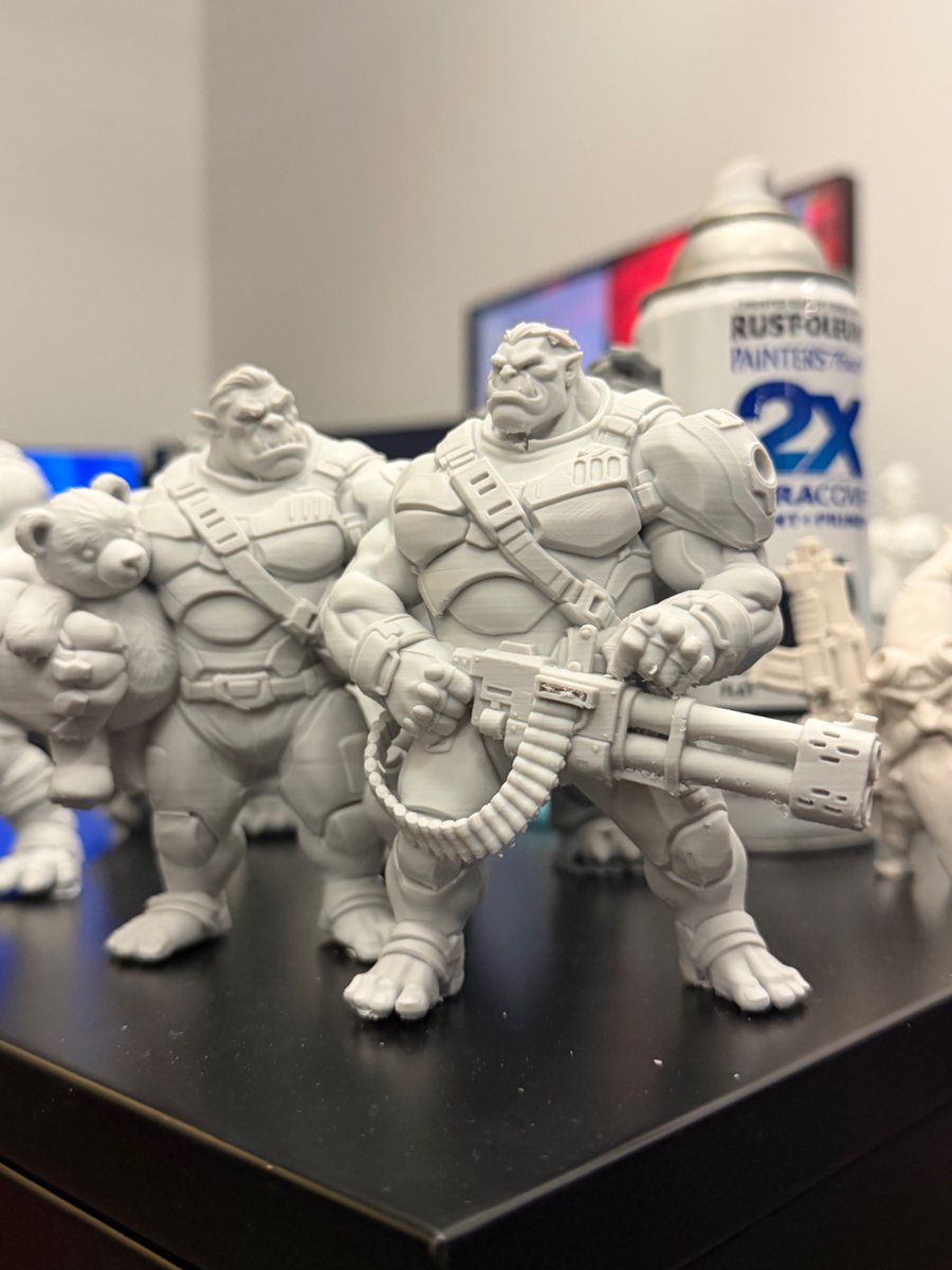 c_desse's tweet photo. Printing and finishing some really cool stuff at work that I can”t show for now 🙂

In the mean time 
2 more orkish fiends to close up the serie https://t.co/0DpK0RwkLl