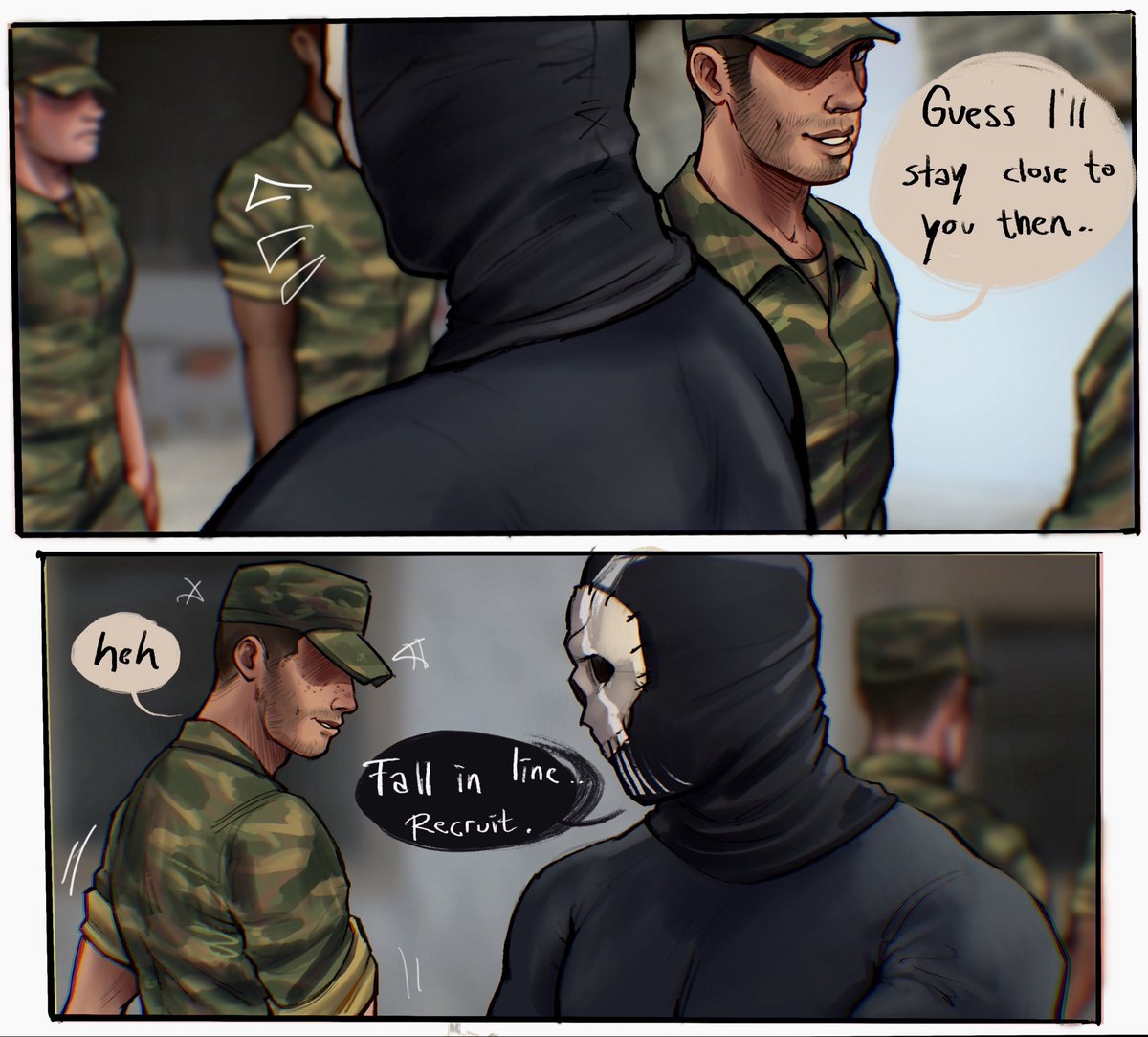 fludderpy's tweet image. Sooooo there are some new people on base….
. 
(More on p4tre0n 💫)
. 
#cod #callofduty #ghostsoap #ghoap #simonghostriley #johnsoapmactavish
