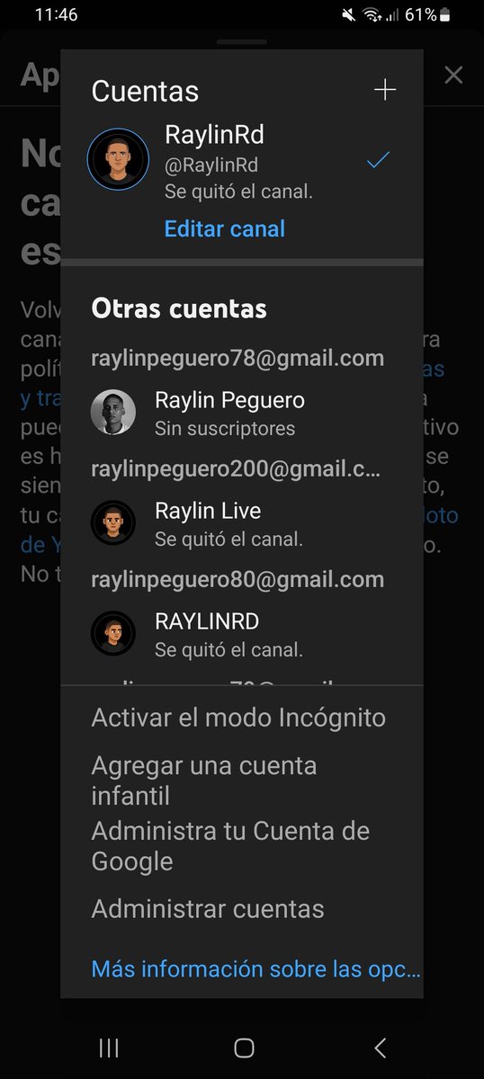 RaylinRd78's tweet photo. @TeamYouTube @NotjohnSmiyhma Please YouTube, while you're at it, give me back mine, which doesn't infringe on anything. None normal https://t.co/aVNW705heT