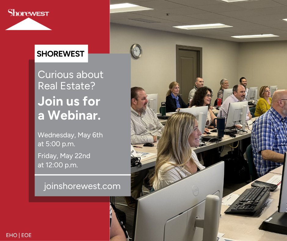 Shorewest_WI's tweet image. At Shorewest, we believe learning is a life-long activity, and you can start learning something new at any time! If you think your next big adventure should include a real estate license, we’ve got your back. 

Visit joinshorewest.com to learn more

#Shorewest 
#Learning