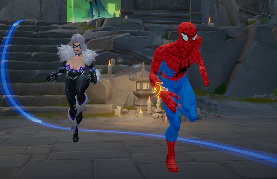GtEdwin_'s tweet photo. Black cat and spidey on a mission #marvelrivals #rivalscreate https://t.co/W661U76JpN