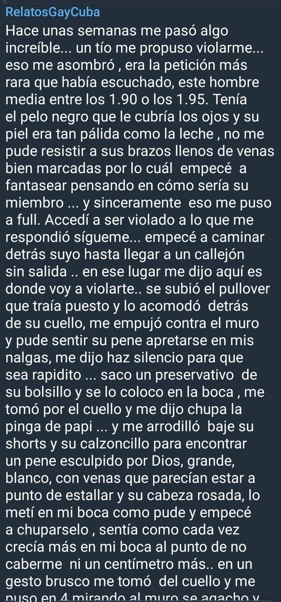Relatos Gay Cuba tweet media