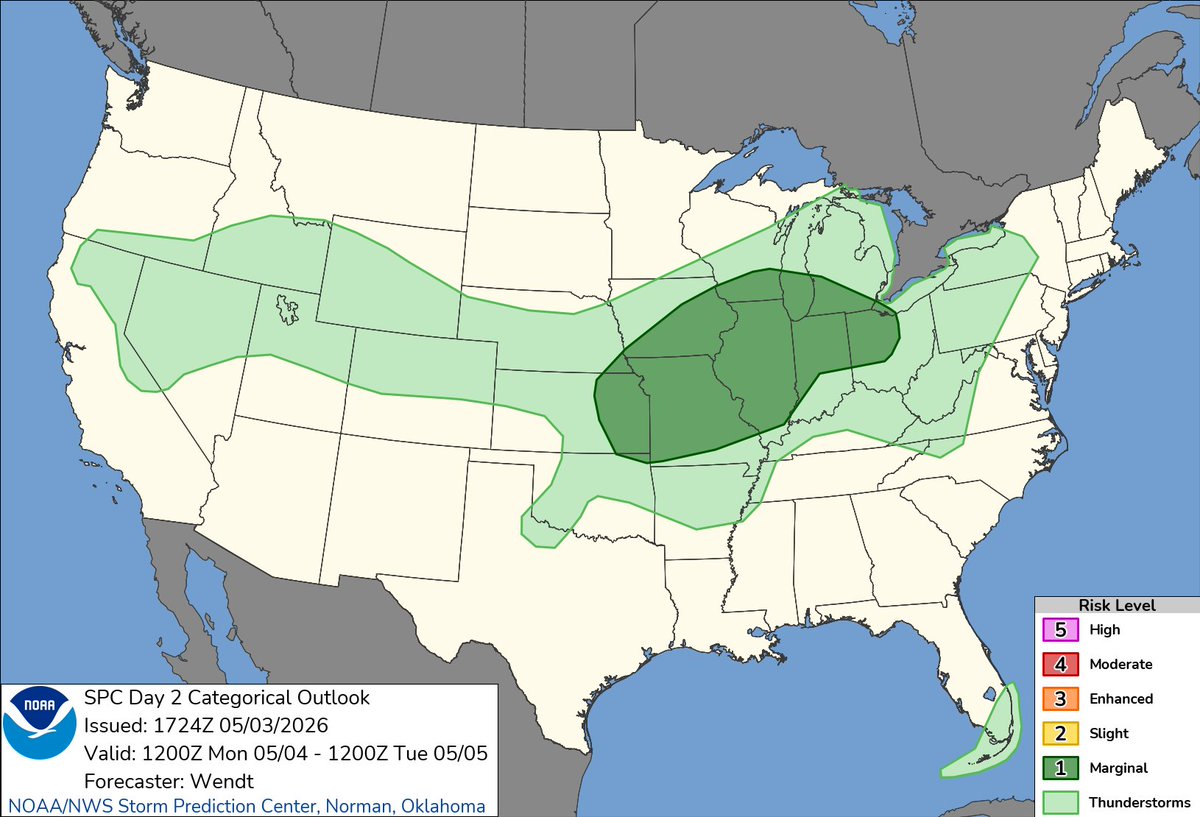 NWS Storm Prediction Center tweet media