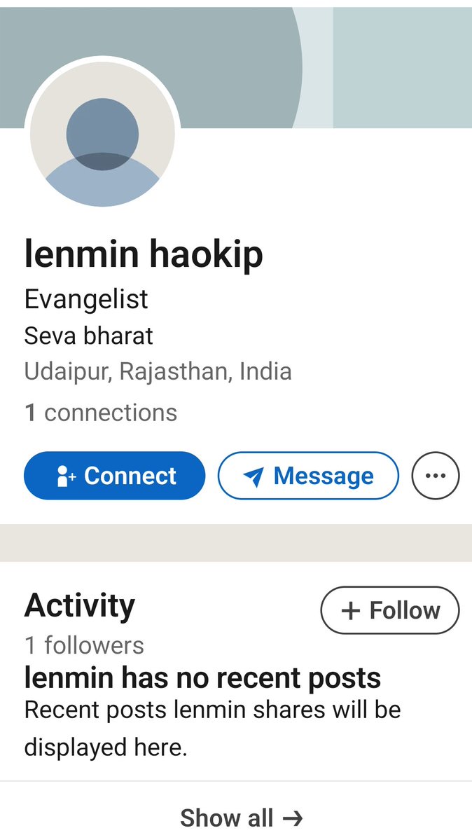 This Kuki scûmbag is an evangelist working in Udaipur. Look at his filthy mouth calling someone a r@pist - a man of God indeed!

These are the scûmbags ruling the Kuki society.

Did someone r@pe your wife or do you have a r@pe fetish, low-life <a href="/lenminhaokip/">lenmin haokip</a> ?

<a href="/HinduVoice_in/">Hindu Voice</a>