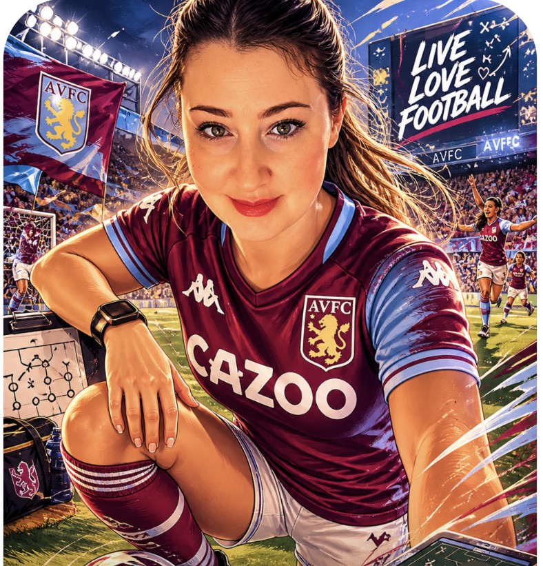 minxnicki's tweet image. Up the fucking Villa! 🤣 💜💙 #avfc #utv