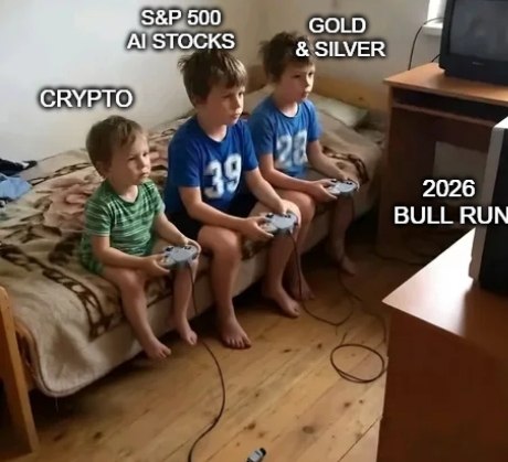 rokczCrypto's tweet photo. Everyone starts somewhere… but not everyone levels up.

Crypto’s still in the tutorial phase.
The real game begins in the 2026 bull run 🚀

#Bullrun #cryptocurrency https://t.co/sElNgDiE4S