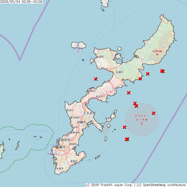 FjcSouth2's tweet photo. 【落雷発生】（前20分間）エリア内に 13 回の落雷が観測されました。 #カミナリ #沖縄 
お近くの落雷リアルタイム情報はアプリで確認→ https://t.co/pMfDI1r7tc 
全国の落雷状況はこちら→https://t.co/cwTFhV2GBS https://t.co/3Sv9J7K93b