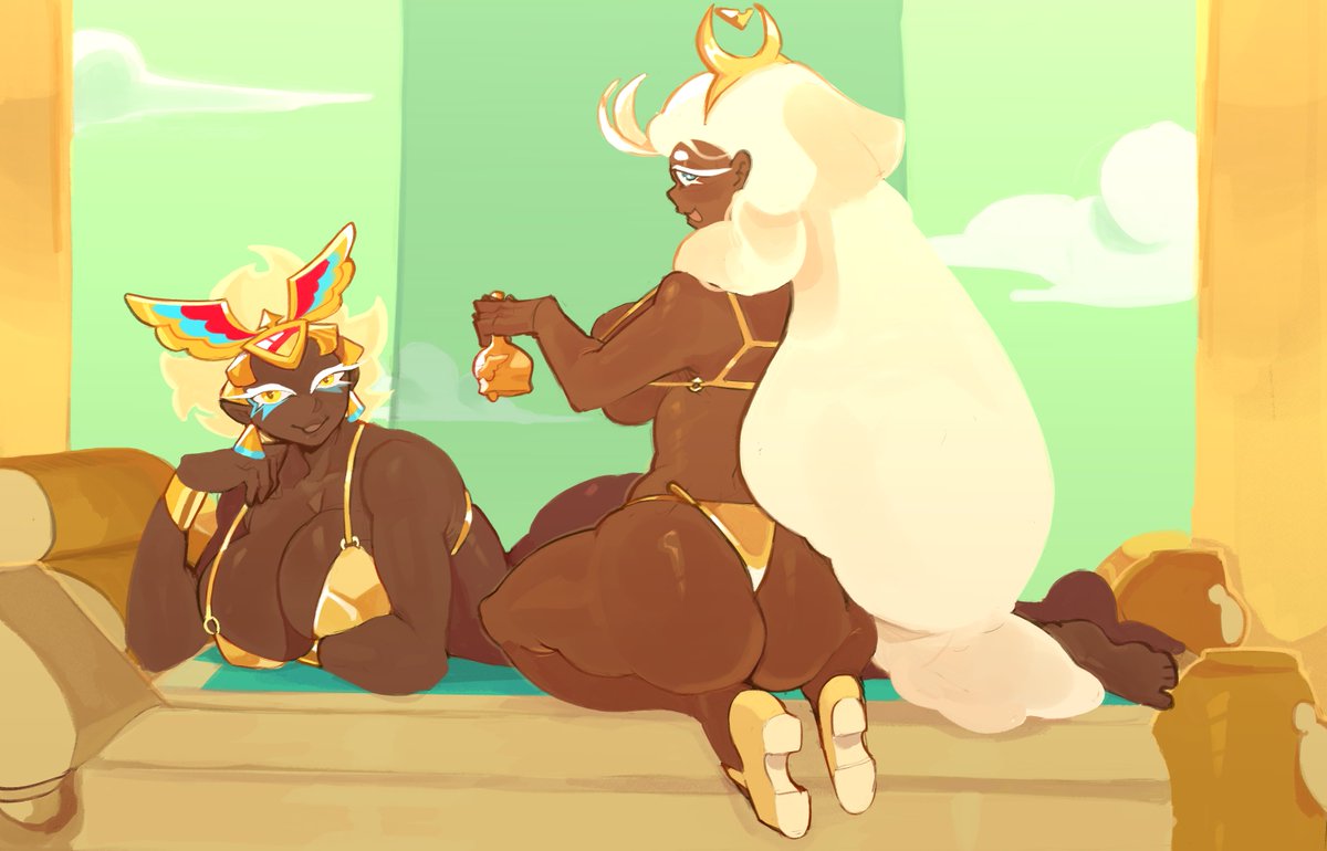 JacktingOff's tweet photo. 🪙👙Golden week in the Golden kingdom 👙🪙
#cookierunkingdom #crk #goldencheesecookie https://t.co/yZShe2peFl