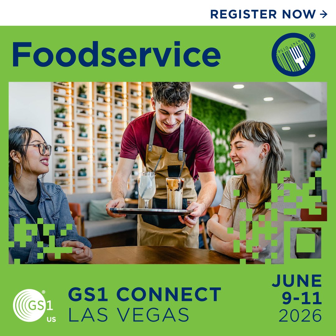 GS1Connect's tweet image. Find #supplychain success recipes at #GS1Connect26. Our Grocery and Foodservice Tracks will offer multiple sessions on the importance of #data accuracy, supplier collaboration, and effective #traceability in #FSMA Rule 204 requirements. Learn more: bit.ly/4hJRxvG