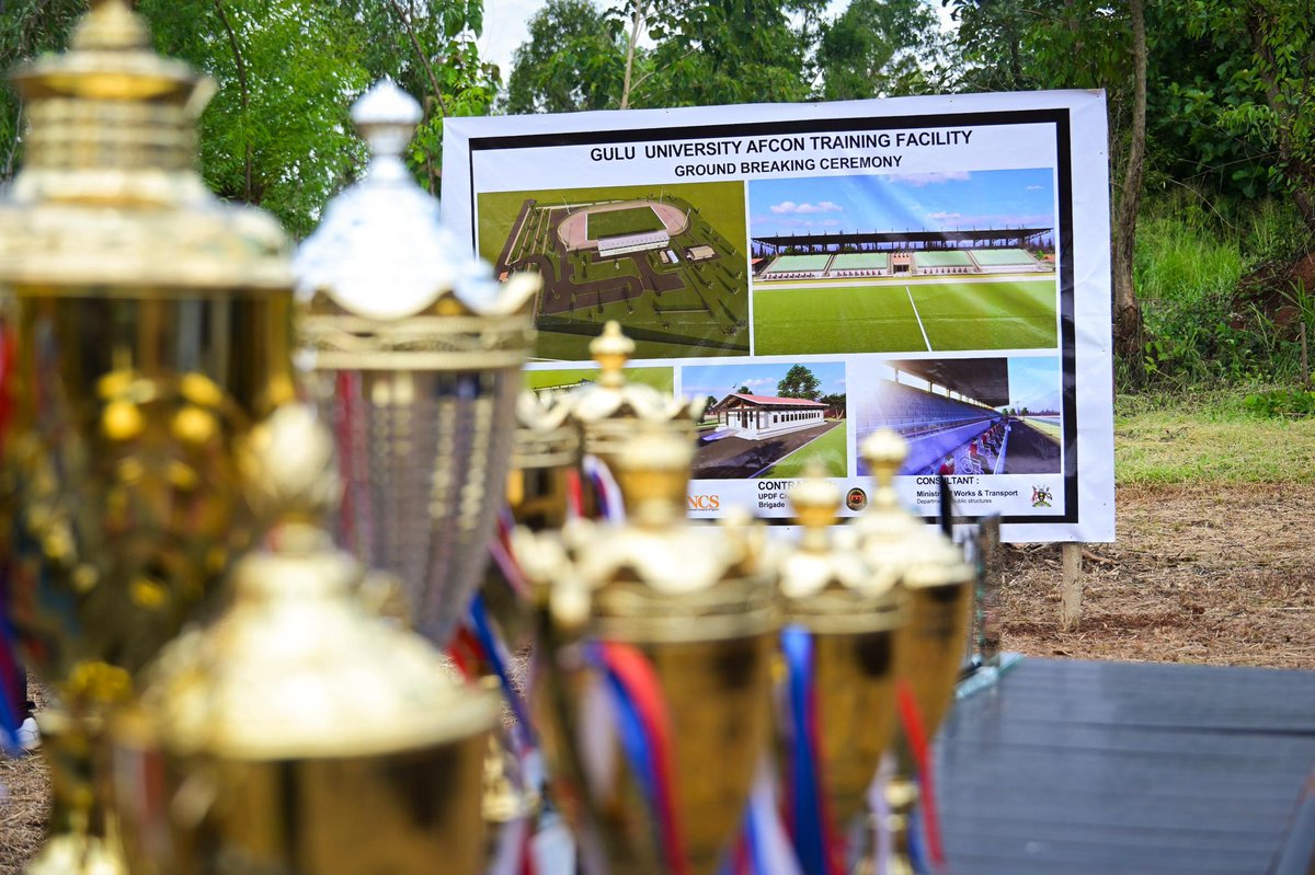 BlessingKasyaba's tweet photo. Pece training facility,Gulu university training facility and Lira University training facility among the facilities being handed over for construction by the State Minister for @Educ_SportsUg . https://t.co/vzspbM6rJH