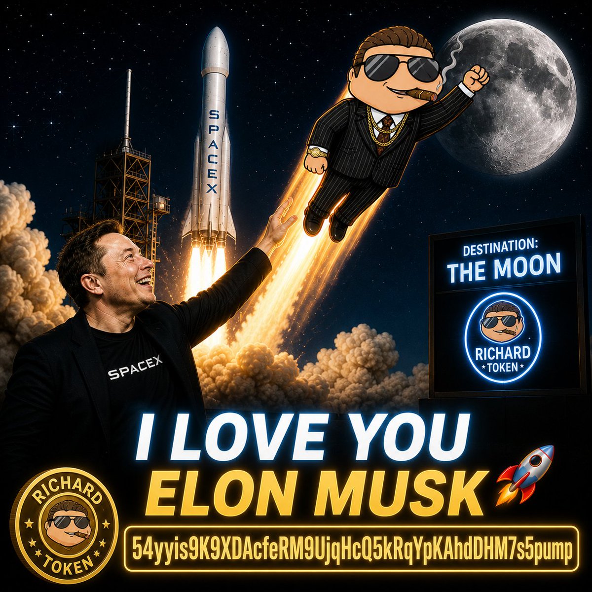 Richard token tweet media