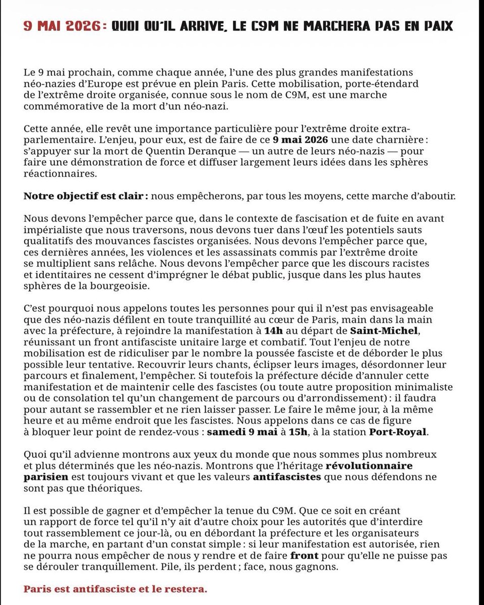Action Antifasciste Paris-Banlieue tweet media