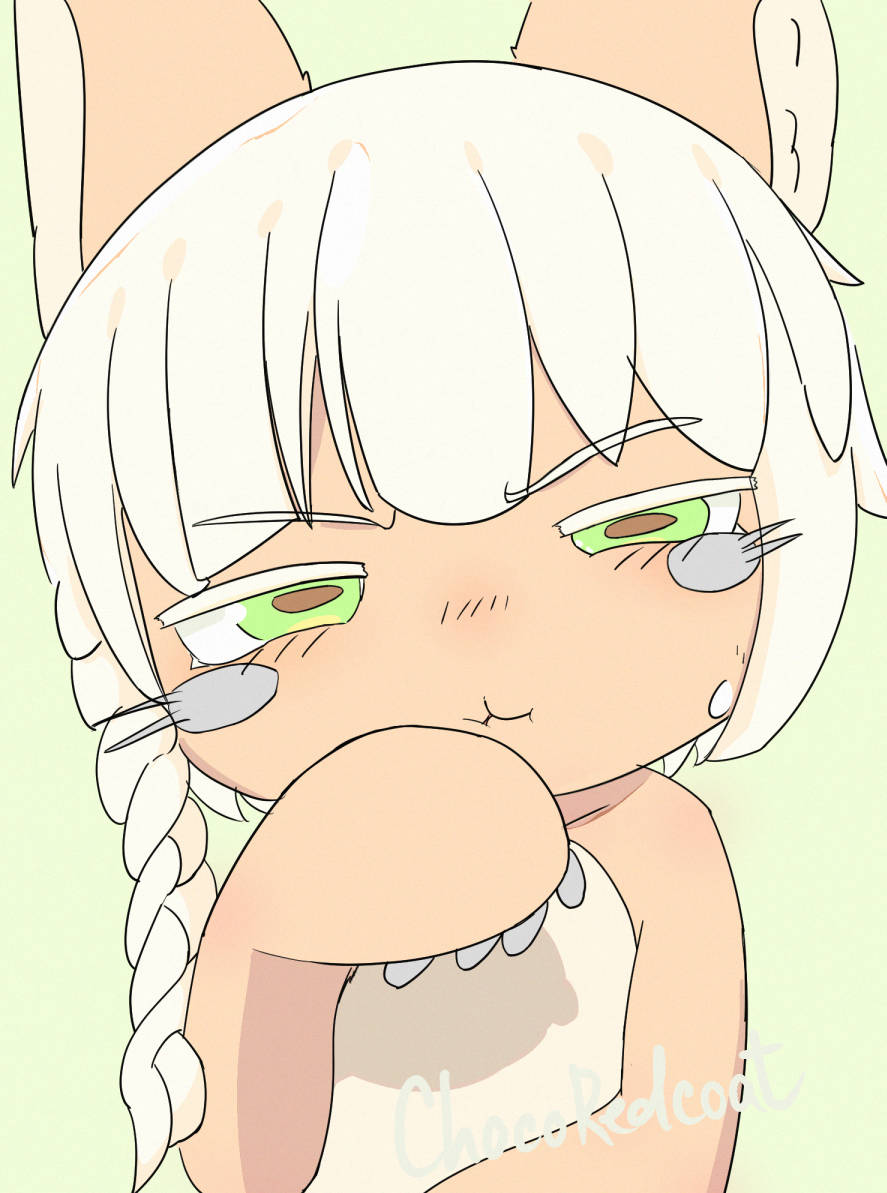 Choco_Redcoat's tweet photo. umm? 
#miabyss #メイドインアビス #ナナチ https://t.co/19yrPbYUJn