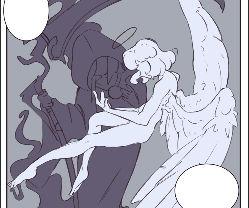 reykuna's tweet photo. im not too active in posting right now because when i draw something its just my webcomic...

Have some angels in the meantime ✨ https://t.co/OgUxFQhLV5