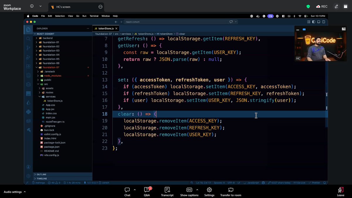 iamsaurabhr's tweet image. Completed a productive weekend with the @ChaiCodeHQ webdev cohort.

Covered topic including controlled forms, React form handling, TanStack, writing frontend service layers and working with Axios by @Hiteshdotcom sir 🔥

#chaicode #webdev #react